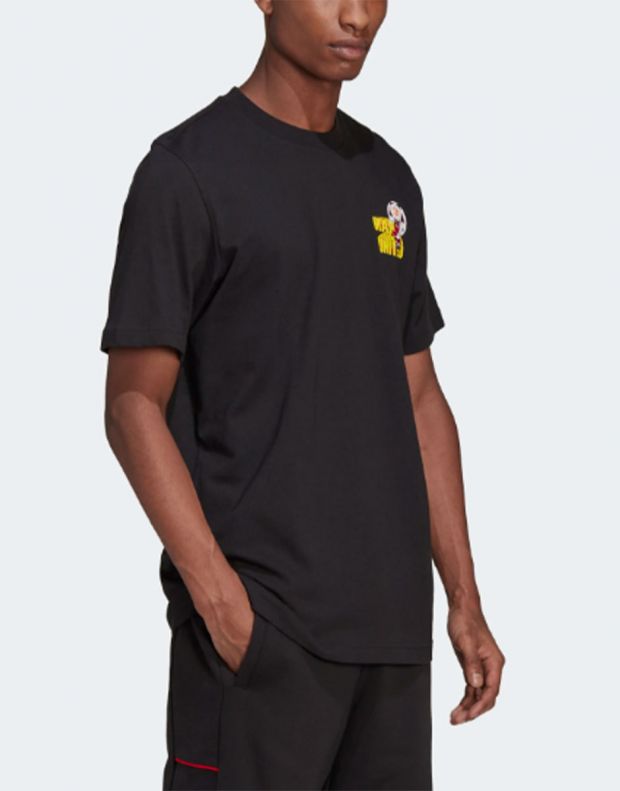 ADIDAS Originals Manchester United Graphic T-Shirt Black - HP0447B - 3