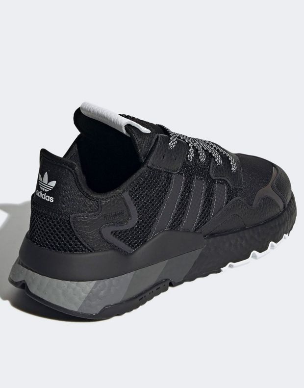 ADIDAS Originals Nite Jogger Shoes Black - H01717 - 4
