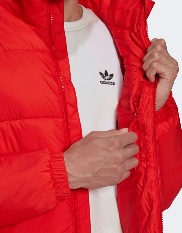 ADIDAS Originals Padded Stand-Up Collar Puffer Jacket Red - H13553 - 4