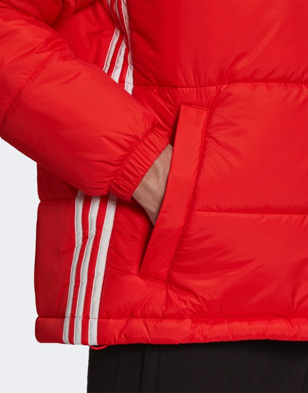 ADIDAS Originals Padded Stand-Up Collar Puffer Jacket Red - H13553 - 5