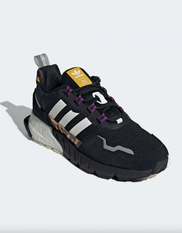 ADIDAS Originals Zx 1K Boost Shoes Black - H05327 - 4