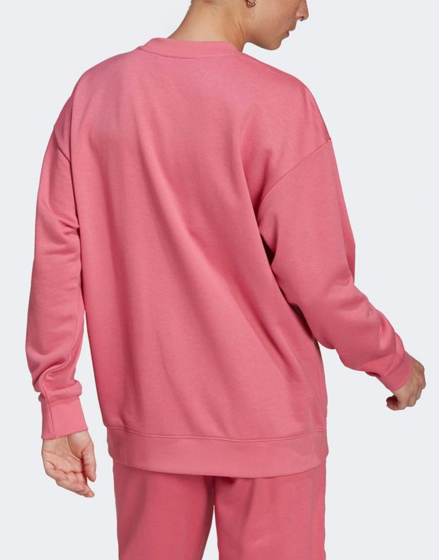 ADIDAS Retro Luxury Crew Sweatshirt Pink - HL0049 - 2