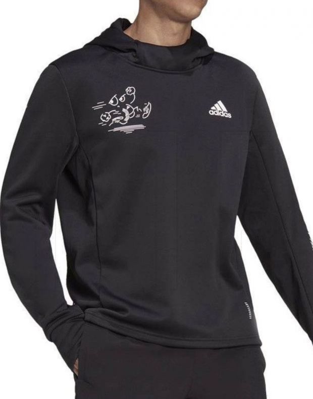 ADIDAS Signature Running Sweatshirt Black - H56313 - 1