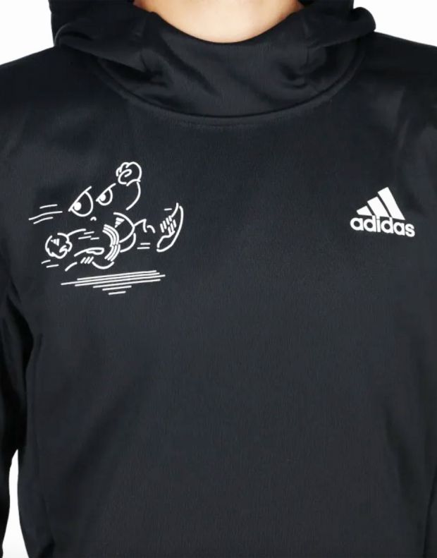 ADIDAS Signature Running Sweatshirt Black - H56313 - 4