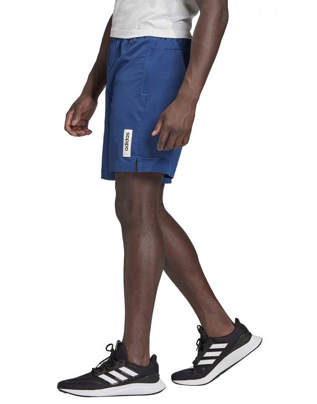 ADIDAS Sportswear Brilliant Basics Shorts Blue - FL9011 - 3
