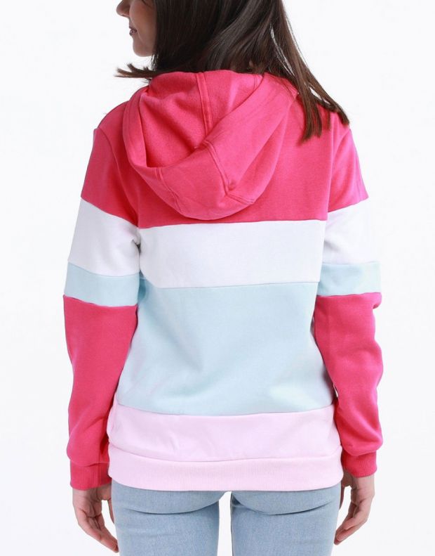 ADIDAS Sportswear Colorblock Fleece Hoodie Pink - HN8554 - 2