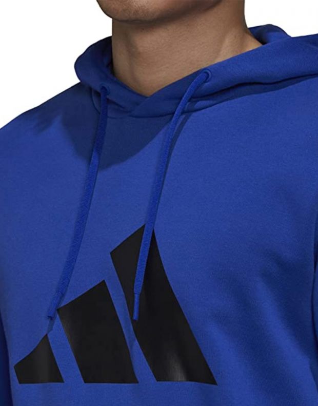 ADIDAS Sportswear Colorblock Hoodie Blue Grey - H39764 - 6