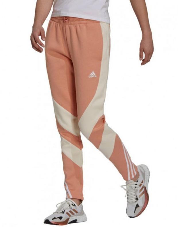 ADIDAS Sportswear Colorblock Pants Orange - H15965 - 1