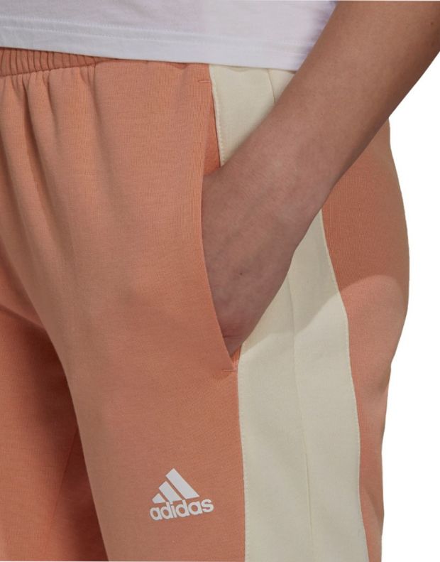 ADIDAS Sportswear Colorblock Pants Orange - H15965 - 3