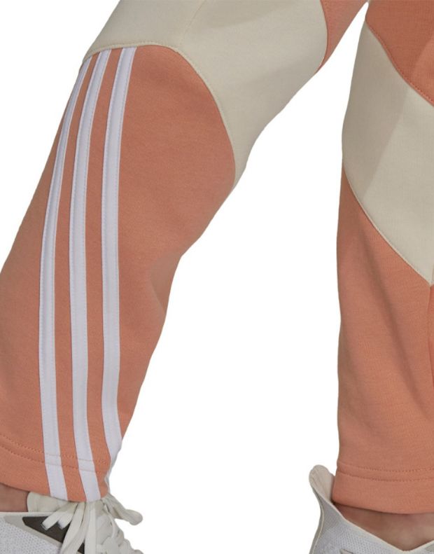 ADIDAS Sportswear Colorblock Pants Orange - H15965 - 4