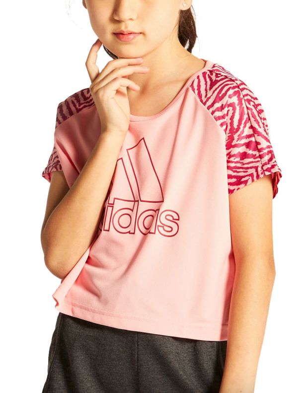 ADIDAS Sportswear Designed 2 Move Tee Pink - HC3048 - 1