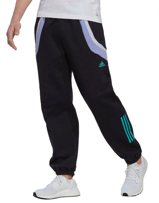 ADIDAS Sportswear Fleece Pants Black - HS8807 - 1