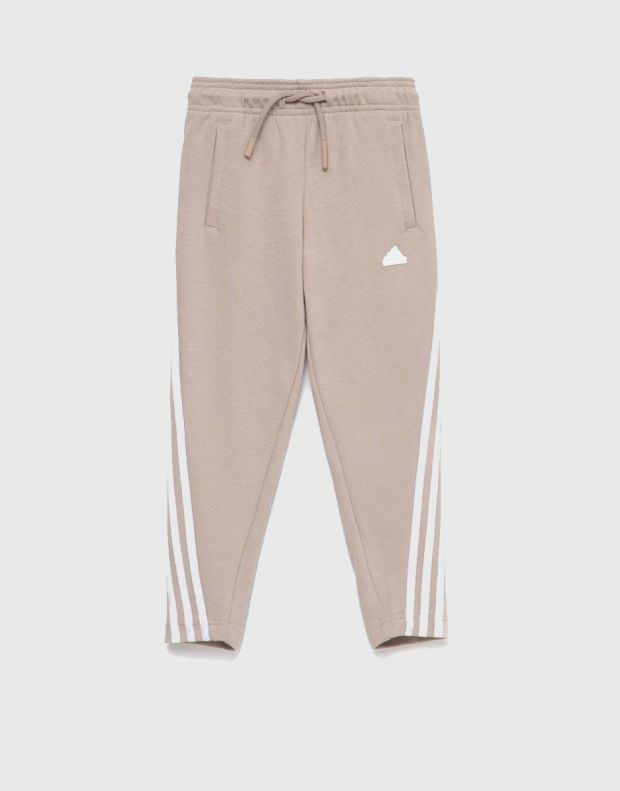 ADIDAS Sportswear Future Icons 3-Stripes Ankle-Length Pants Brown - HR6314 - 3
