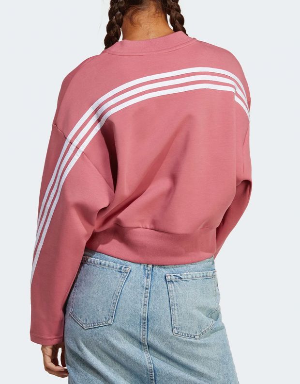 ADIDAS Sportswear Future Icons 3-Stripes Sweatshirt Pink - IB8498 - 2