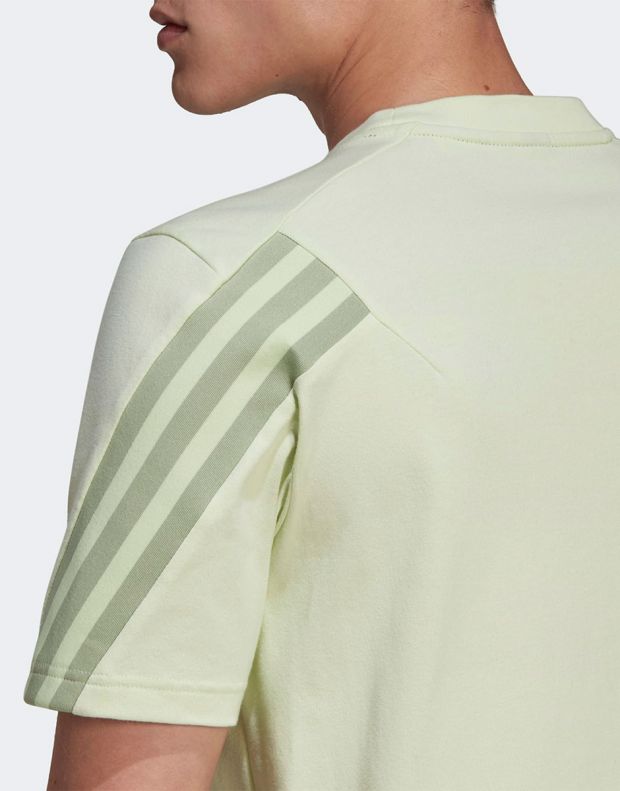 ADIDAS Sportswear Future Icons 3-Stripes Tee Lime - HC5243 - 4