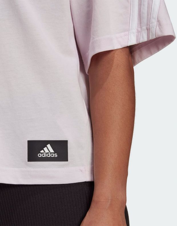 ADIDAS Sportswear Future Icons 3-Stripes Tee Pink - HE0311 - 4