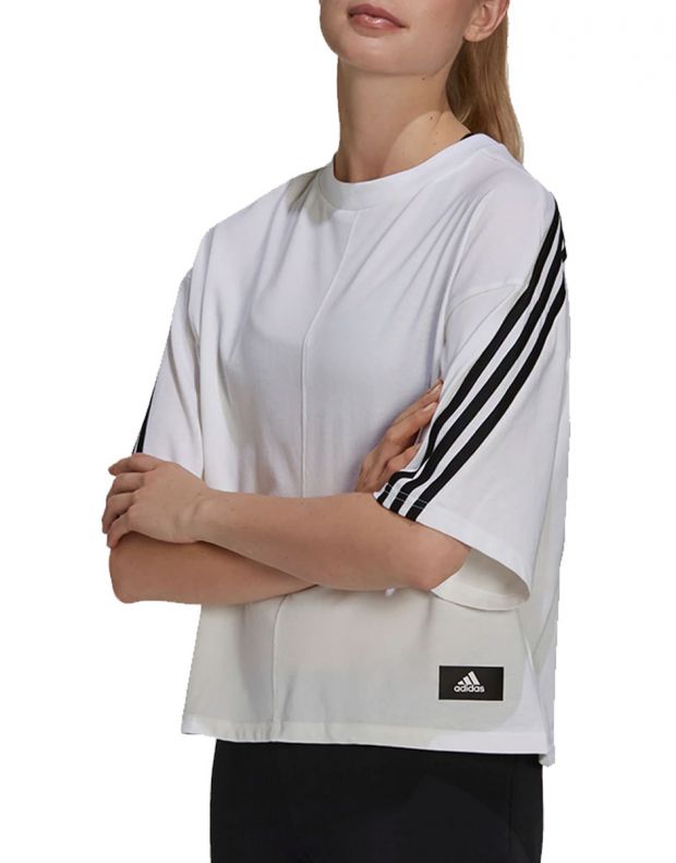 ADIDAS Sportswear Future Icons 3-Stripes Tee White - H39810 - 1