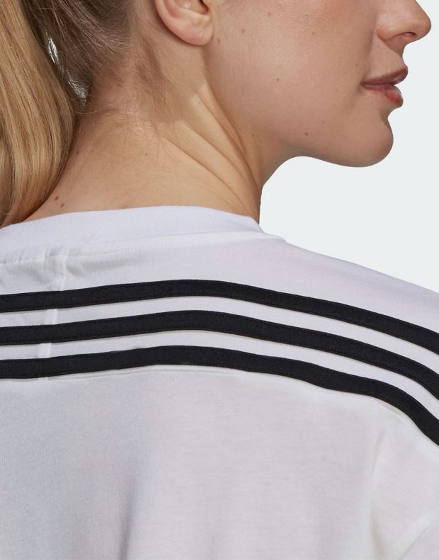 ADIDAS Sportswear Future Icons 3-Stripes Tee White - H39810 - 4