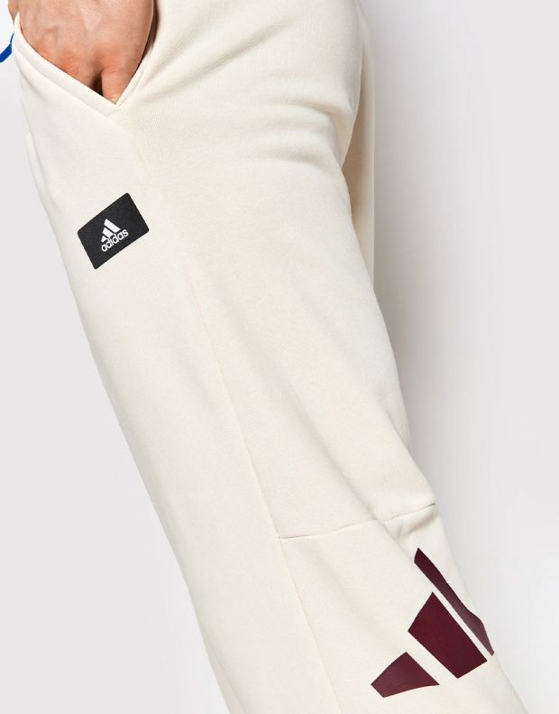 ADIDAS Sportswear Future Icons Pants Beige - HA1399 - 4