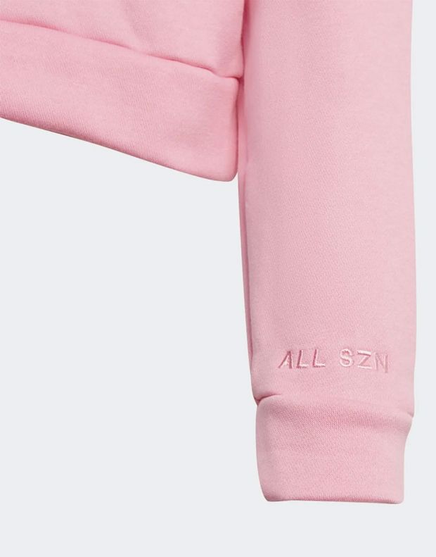 ADIDAS Sportswear Hooded Fleecce Tracksuit Pink/Grey - HN3480 - 5