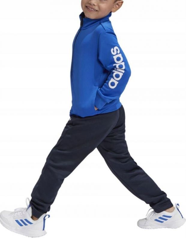 ADIDAS Sportswear Linear Logo Pes Tracksuit Blue - EI7961 - 2