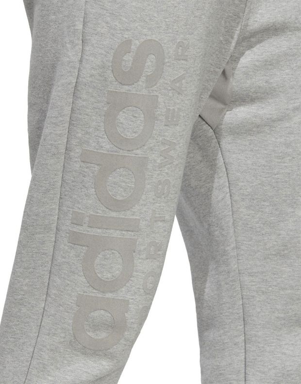ADIDAS Sportswear Lounge Fleece Pants Grey - IA9369 - 4