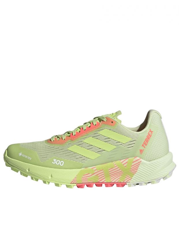 ADIDAS Terrex Agravic Flow 2 Gore-Tex Trail Running Shoes Lime - H03383 - 1