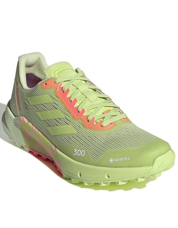 ADIDAS Terrex Agravic Flow 2 Gore-Tex Trail Running Shoes Lime - H03383 - 3