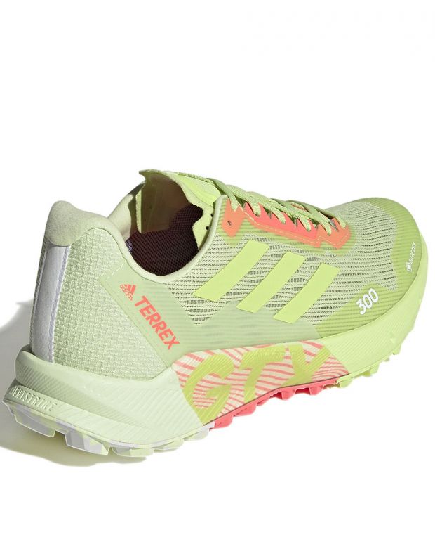 ADIDAS Terrex Agravic Flow 2 Gore-Tex Trail Running Shoes Lime - H03383 - 4