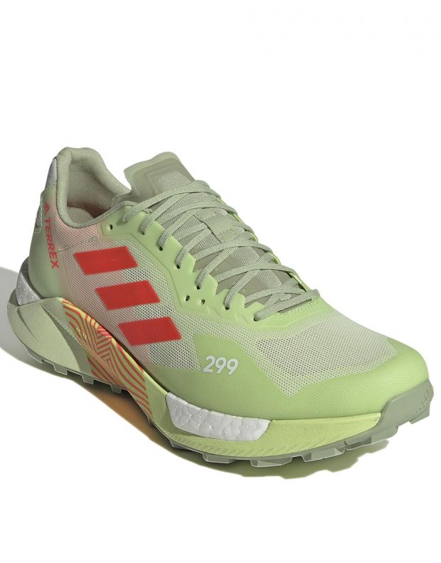 ADIDAS Terrex Agravic Ultra Trail Shoes Lime - H03180 - 3