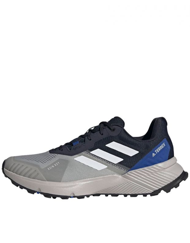 ADIDAS Terrex Soulstride Rain.Rdy Trail Running Shoes Grey/Blue - FZ3038 - 1