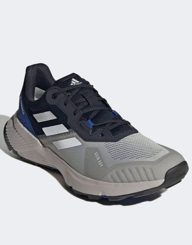 ADIDAS Terrex Soulstride Rain.Rdy Trail Running Shoes Grey/Blue - FZ3038 - 3