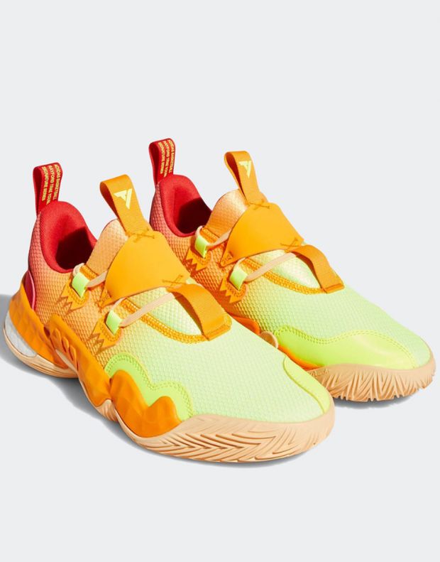 ADIDAS Trae Young 1 Shoes Orange/Yellow - GY0296 - 3