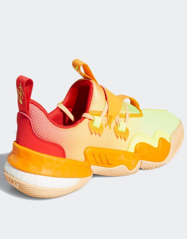ADIDAS Trae Young 1 Shoes Orange/Yellow - GY0296 - 4