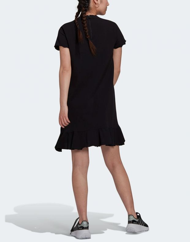 ADIDAS Triple Trefoil Ruffle Dress Black - H17956 - 2
