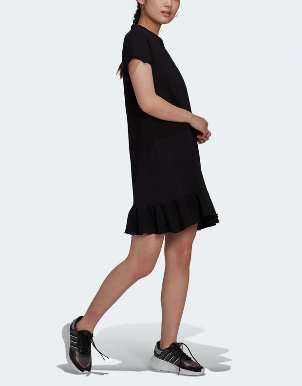 ADIDAS Triple Trefoil Ruffle Dress Black - H17956 - 3