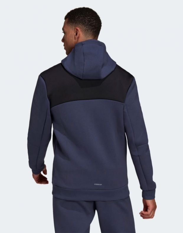 ADIDAS Z.N.E. Sportswear Hoodie Navy - HC5780 - 2