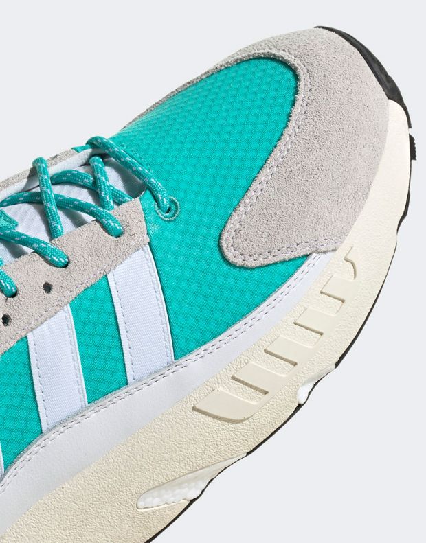 ADIDAS Zx 22 Boost Shoes Green/Grey - GY6693 - 7