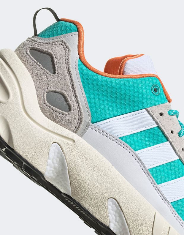 ADIDAS Zx 22 Boost Shoes Green/Grey - GY6693 - 8