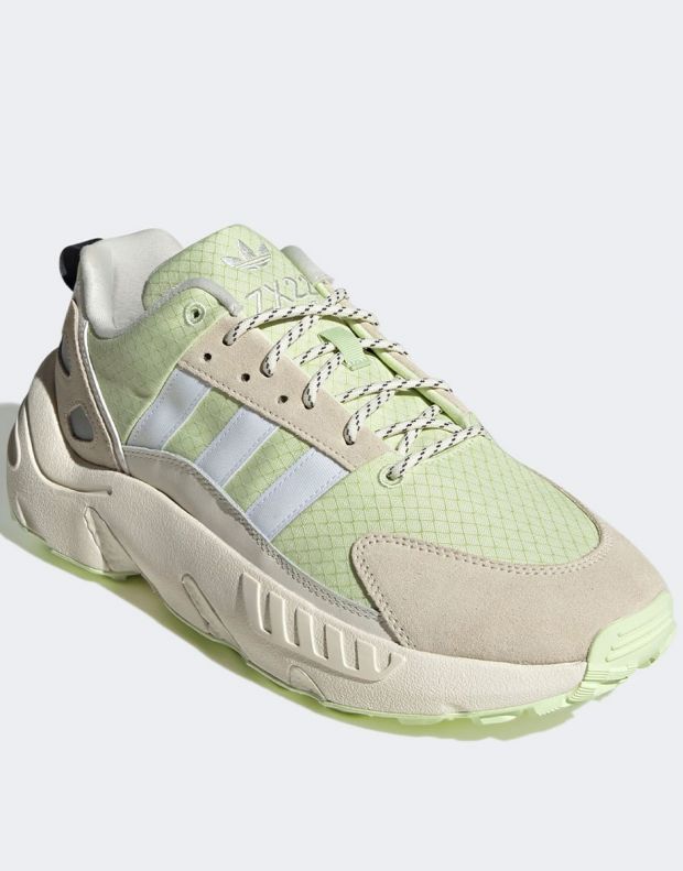 ADIDAS Zx 22 Boost Shoes Yellow/Beige - GY5271 - 3