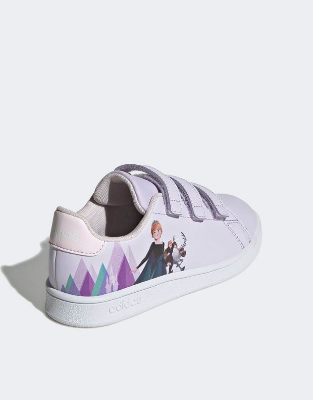 ADIDAS x Disney Frozen Anna And Elsa Advantage Shoes Purple - GY5438 - 4