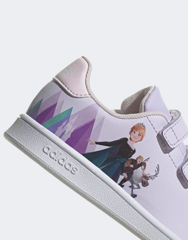 ADIDAS x Disney Frozen Anna And Elsa Advantage Shoes Purple - GY5438 - 7
