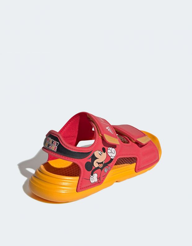 ADIDAS x Disney Mickey Mouse Altaswim Sandals Red/Orange  - GZ3314 - 4