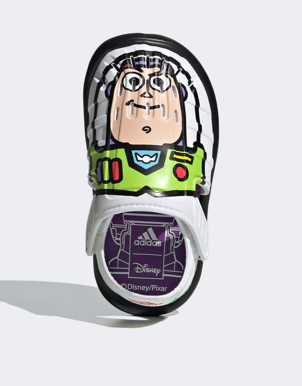 ADIDAS x Disney Pixar Buzz Lightyear Water Sandals White TD - GY5439 - 5