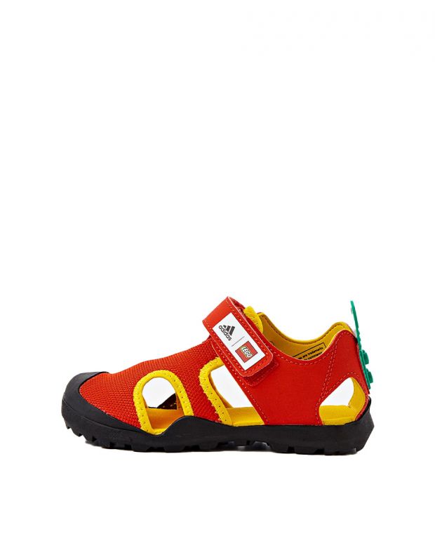 ADIDAS x Lego Captain Toey Sandals Red - H67471 - 1