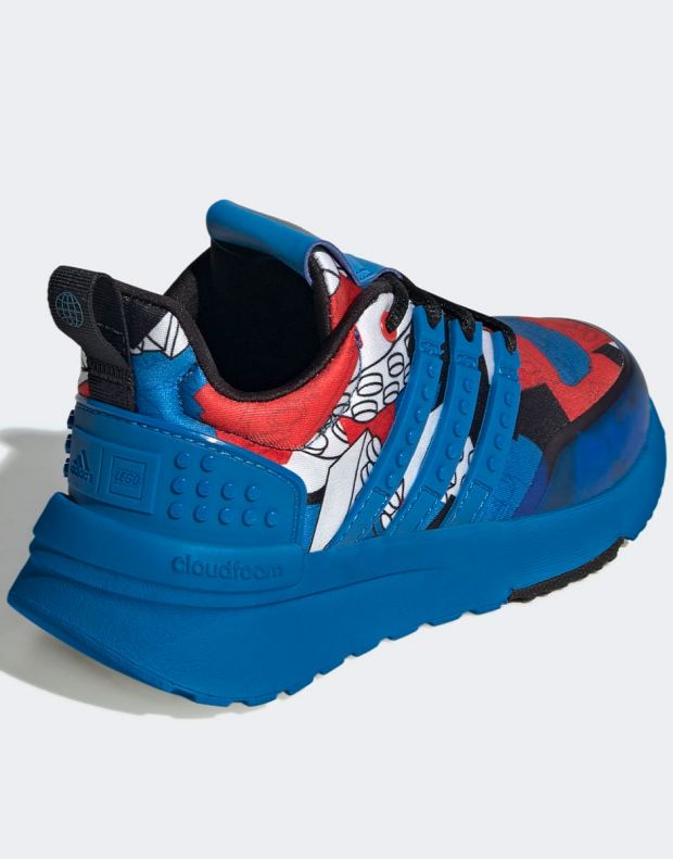 ADIDAS x Lego Racer Tr Shoes Blue/Multicolor - GW0921 - 4