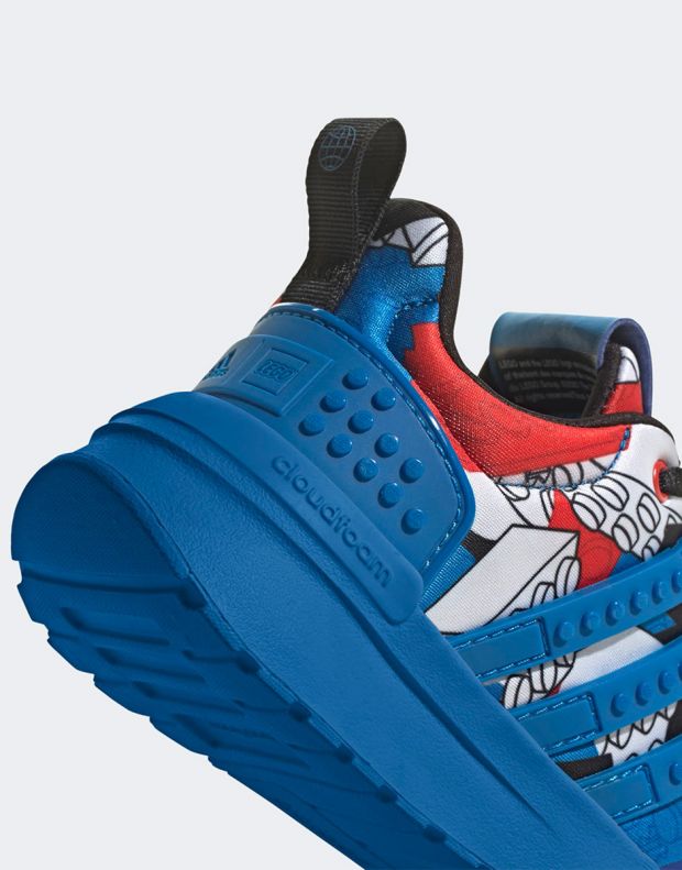 ADIDAS x Lego Racer Tr Shoes Blue/Multicolor - GW0921 - 8