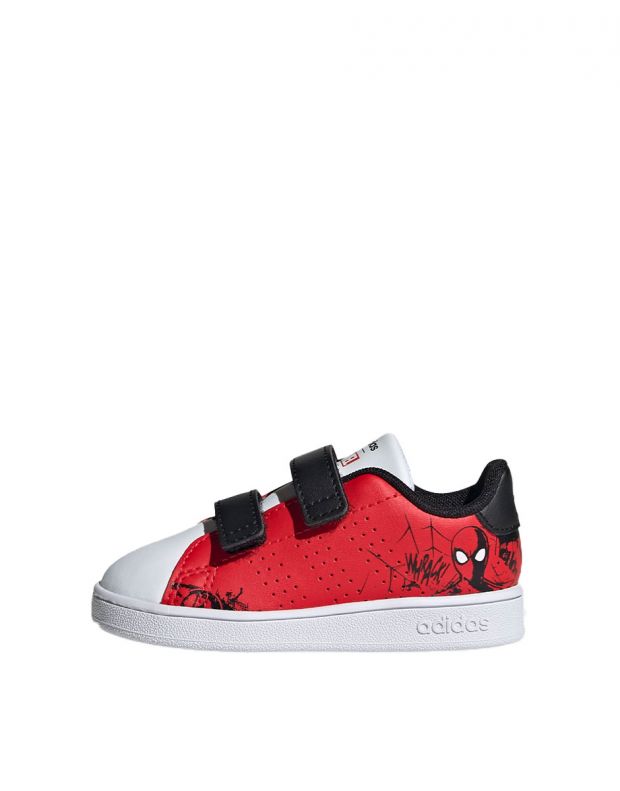 ADIDAS x Marvel Spider-Man Advantage Shoes Red/White - GZ0660 - 1