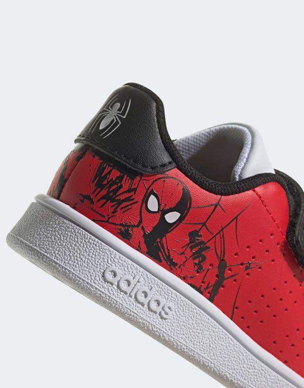 ADIDAS x Marvel Spider-Man Advantage Shoes Red/White - GZ0660 - 7