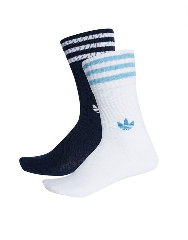 ADIDAS 2-Pack Solid Crew Socks - DH3363 - 1